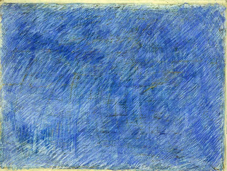 Europese blauwe lucht